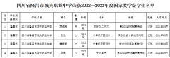 国家奖学金学生名单